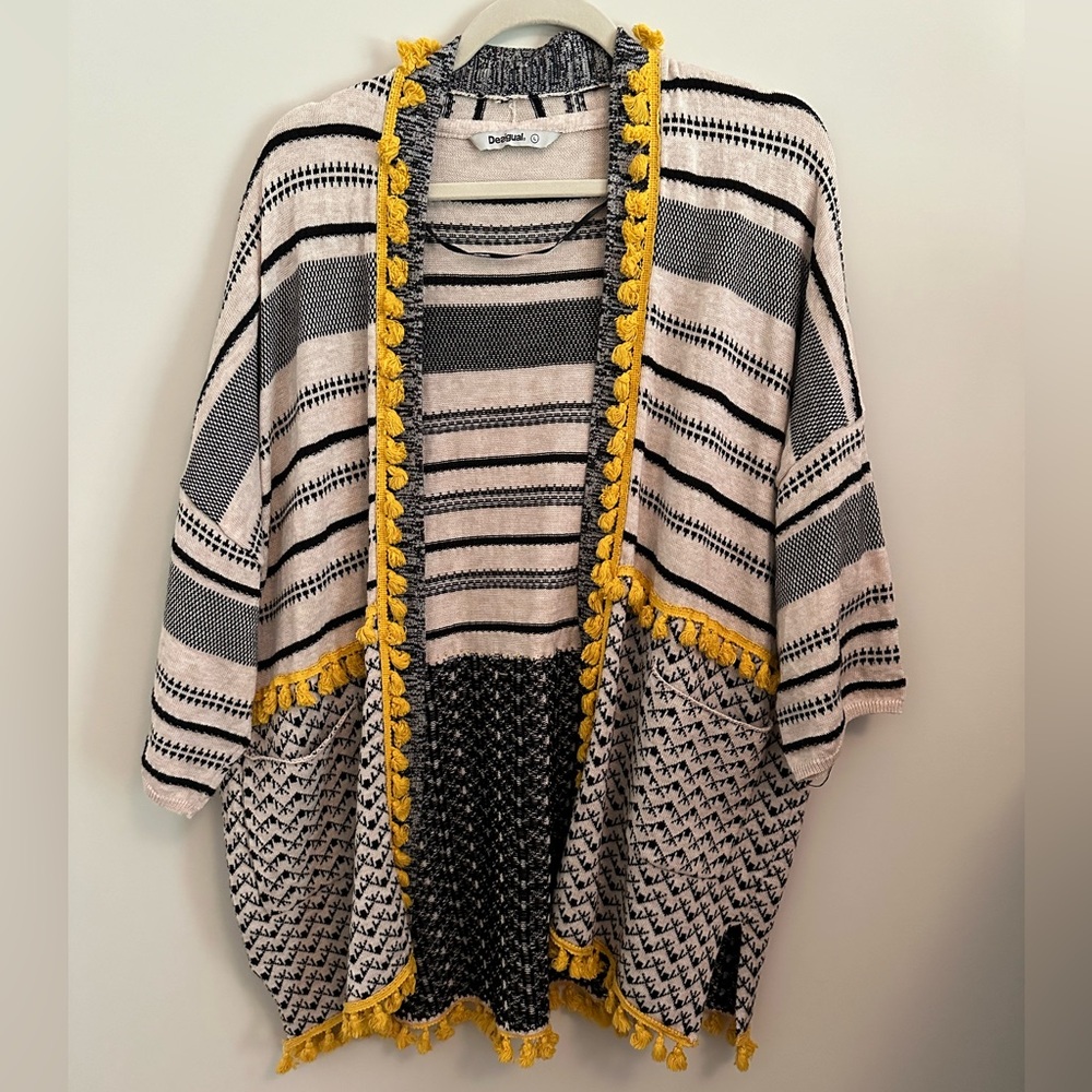 Desigual Embellished Knit Cardigan